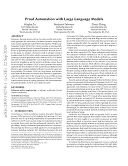 Proof Automation with Large Language Models