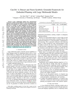 Can-Do! A Dataset and Neuro-Symbolic Grounded Framework for Embodied
  Planning with Large Multimodal Models