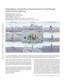 MaskedMimic: Unified Physics-Based Character Control Through Masked
  Motion Inpainting