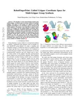 RobotFingerPrint: Unified Gripper Coordinate Space for Multi-Gripper Grasp Synthesis and Transfer