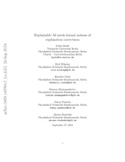 Explainable AI needs formalization