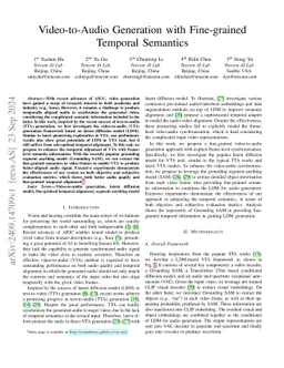 Video-to-Audio Generation with Fine-grained Temporal Semantics