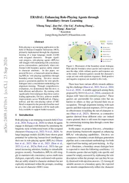 ERABAL: Enhancing Role-Playing Agents through Boundary-Aware Learning