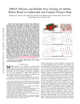 ERPoT: Effective and Reliable Pose Tracking for Mobile Robots Using Lightweight Polygon Maps