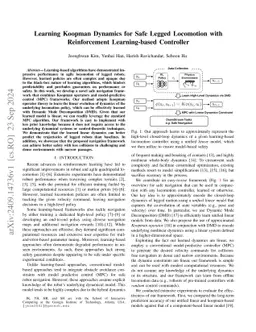 Safe Navigation of Bipedal Robots via Koopman Operator-Based Model Predictive Control