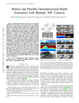 Robust and Flexible Omnidirectional Depth Estimation with Multiple 360-degree Cameras