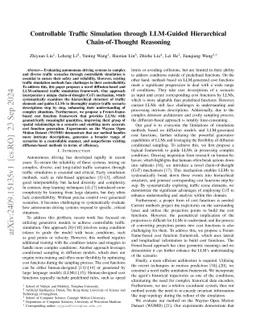 Controllable Traffic Simulation through LLM-Guided Hierarchical Reasoning and Refinement