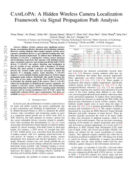 CamLoPA: A Hidden Wireless Camera Localization Framework via Signal
  Propagation Path Analysis
