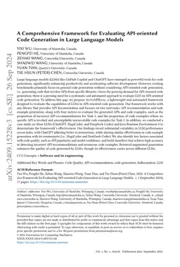 A Comprehensive Framework for Evaluating API-oriented Code Generation in
  Large Language Models