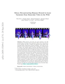 ReLoo: Reconstructing Humans Dressed in Loose Garments from Monocular
  Video in the Wild