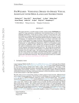 PixWizard: Versatile Image-to-Image Visual Assistant with Open-Language Instructions