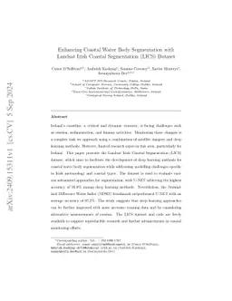 Enhancing coastal water body segmentation with Landsat Irish Coastal
  Segmentation (LICS) dataset