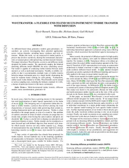WaveTransfer: A Flexible End-to-end Multi-instrument Timbre Transfer
  with Diffusion