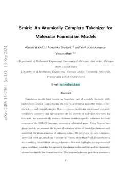 Tokenization for Molecular Foundation Models