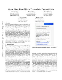 Ads that Talk Back: Implications and Perceptions of Injecting Personalized Advertising into LLM Chatbots