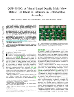 QUB-PHEO: A Visual-Based Dyadic Multi-View Dataset for Intention
  Inference in Collaborative Assembly