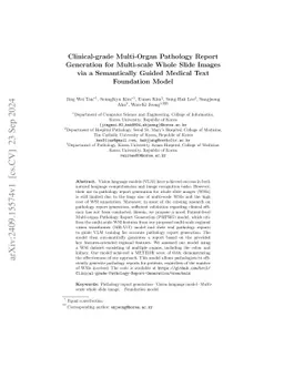 Clinical-grade Multi-Organ Pathology Report Generation for Multi-scale
  Whole Slide Images via a Semantically Guided Medical Text Foundation Model