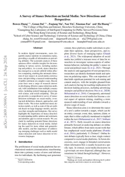 A Survey of Stance Detection on Social Media: New Directions and
  Perspectives