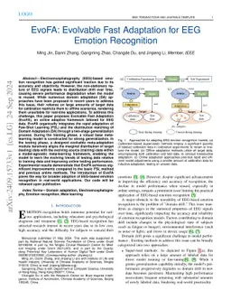 EvoFA: Evolvable Fast Adaptation for EEG Emotion Recognition
