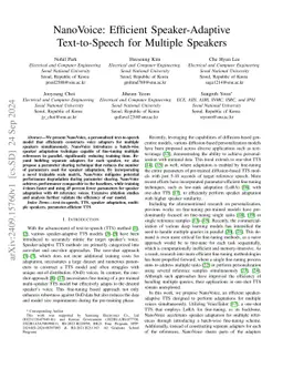 NanoVoice: Efficient Speaker-Adaptive Text-to-Speech for Multiple
  Speakers