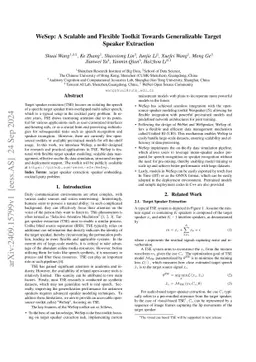 WeSep: A Scalable and Flexible Toolkit Towards Generalizable Target
  Speaker Extraction