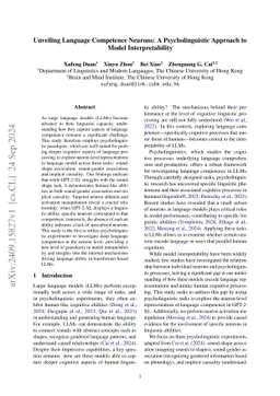 Unveiling Language Competence Neurons: A Psycholinguistic Approach to
  Model Interpretability