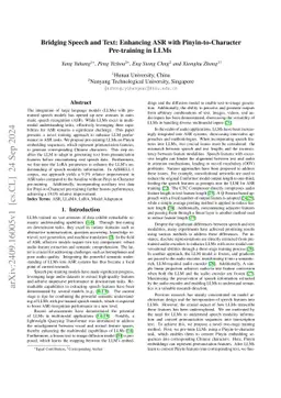 Bridging Speech and Text: Enhancing ASR with Pinyin-to-Character
  Pre-training in LLMs