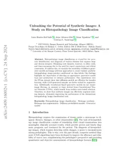 Unleashing the Potential of Synthetic Images: A Study on Histopathology
  Image Classification