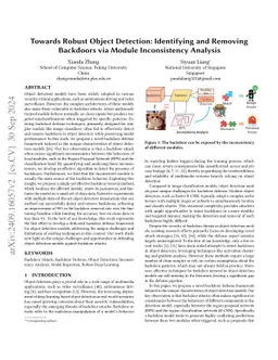 Towards Robust Object Detection: Identifying and Removing Backdoors via
  Module Inconsistency Analysis