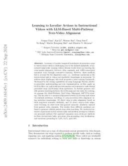 Learning to Localize Actions in Instructional Videos with LLM-Based
  Multi-Pathway Text-Video Alignment