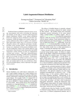 Label-Augmented Dataset Distillation