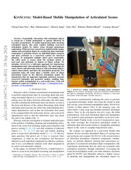 KinScene: Model-Based Mobile Manipulation of Articulated Scenes