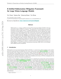 A Unified Hallucination Mitigation Framework for Large Vision-Language
  Models