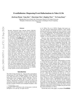 EventHallusion: Diagnosing Event Hallucinations in Video LLMs