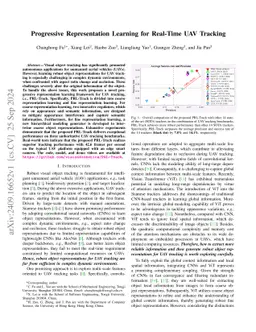 Progressive Representation Learning for Real-Time UAV Tracking