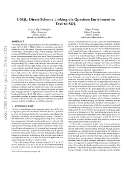 E-SQL: Direct Schema Linking via Question Enrichment in Text-to-SQL