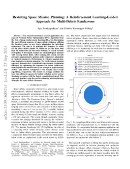 Revisiting Space Mission Planning: A Reinforcement Learning-Guided
  Approach for Multi-Debris Rendezvous