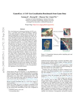 Game4Loc: A UAV Geo-Localization Benchmark from Game Data