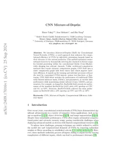 CNN Mixture-of-Depths