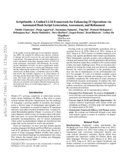 ScriptSmith: A Unified LLM Framework for Enhancing IT Operations via
  Automated Bash Script Generation, Assessment, and Refinement