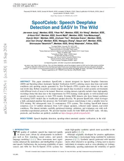 SpoofCeleb: Speech Deepfake Detection and SASV In The Wild