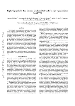 Exploring synthetic data for cross-speaker style transfer in style
  representation based TTS