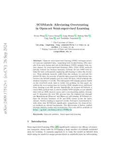SCOMatch: Alleviating Overtrusting in Open-set Semi-supervised Learning