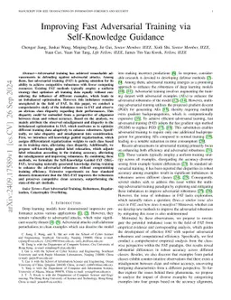Improving Fast Adversarial Training via Self-Knowledge Guidance