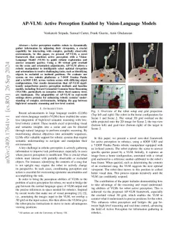 Scene Exploration by Vision-Language Models