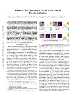Robotic-CLIP: Fine-tuning CLIP on Action Data for Robotic Applications