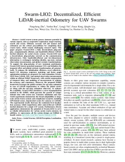 Swarm-LIO2: Decentralized, Efficient LiDAR-inertial Odometry for UAV
  Swarms