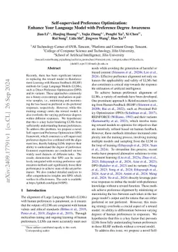 Self-supervised Preference Optimization: Enhance Your Language Model
  with Preference Degree Awareness