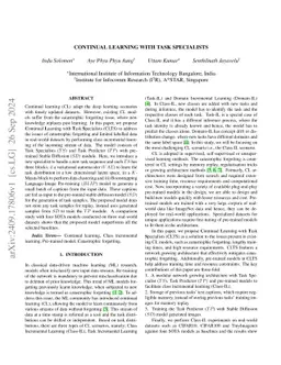 Caption, Create, Continue: Continual Learning with Pre-trained Generative Vision-Language Models