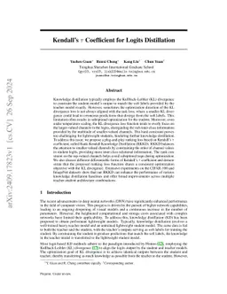Enhancing Logits Distillation with Plug\&Play Kendall's $τ$ Ranking Loss